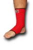 ANKLE GUARDS / RED black trim