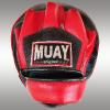 CURVED FOCUS MITT LEATHER / BLACK-RED