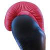 Premium boxing gloves MUAY velcro leather Red/Black