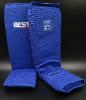 Shin and instep guards cotton - Blue
