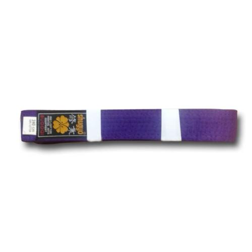 Belts pricked purple