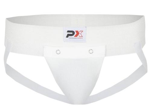 Groin guard with cup comfort - White