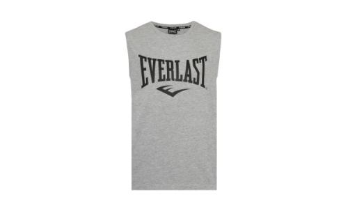 Powel heather grey T Shirt without sleeves Everlast