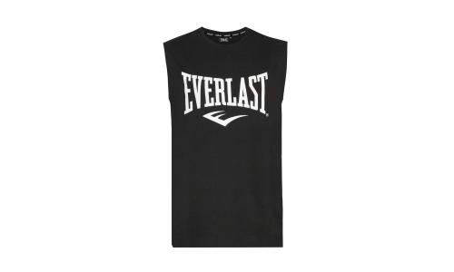 Powel black T Shirt without sleeves Everlast