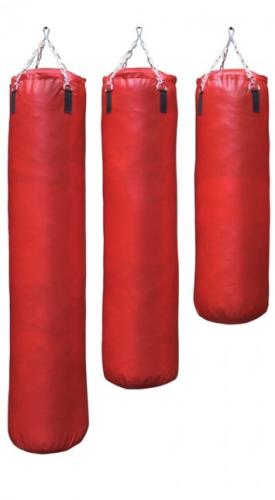 Boxing bag in red Bisonyl -filled boxing bag