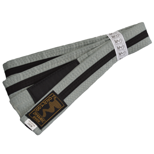 KIDS - Brazilian Jiu Jitsu belt Grey-black with black bar Tornado
