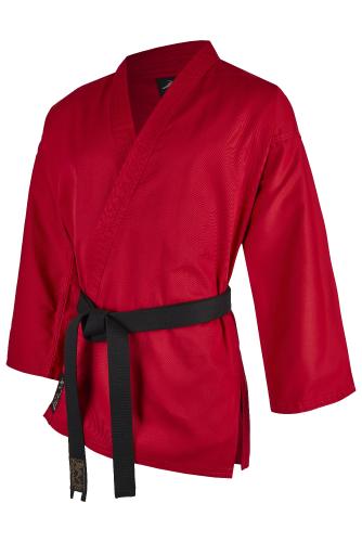 Veste Karate Rouge (sans ceinture)