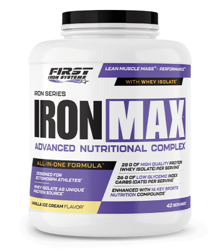 IRON MAX 2800 GRS - MUSCLE MASS¹ AND WEIGHT WITHOUT BODY FAT, PERFORMANCE²